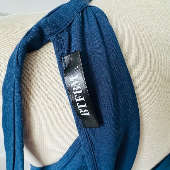 Halter Neck Sleeveless Dress - Flowy & Lightweight | Versatile and Chic - Picture 9 of 9